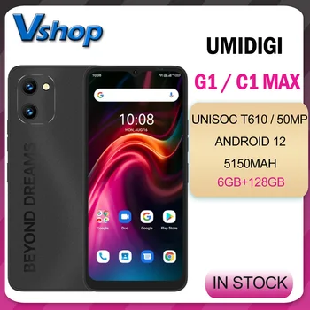 UMIDIGI C1 Max Телефон Umidigi G1 Max 6 + GB 128 GB 6,52 