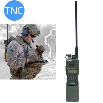 ABBREE AR-15e strike eagle TNC Connector VHF UHF Двухдиапазонная Антена 136-174 и 400-520 Mhz За Преносими радиостанции Kenwood TK-378 Harris AN/PRC-152 148