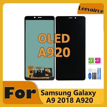 Новост За Samsung Galaxy A9 2018 A920 A920F SM-A920F/DS LCD дисплей с сензорен екран Дигитайзер OLED възли За A9Star Pro LCD