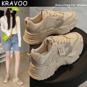 KRAVOO/ модни дамски спортни обувки за тенис, обувки за жени, лятна дамски обувки, маратонки 2023, дамски спортни ежедневни