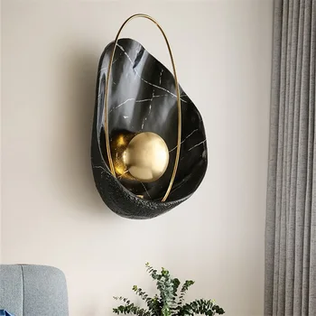Креативен стенен лампа BROTHER Nordic, аплици, съвременна led крушка с перлата на абажуром, осветителни тела за дома, хол
