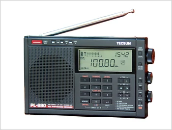 Tecsun PL-680 Полнодиапазонный стереофоничен радио за възрастни хора с цифрова настройка на авиационни честоти PL680