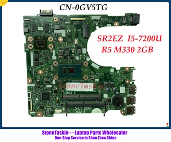 Висококачествена CN-0GV5TG За Dell Inspiron 3467 3567 дънна Платка на лаптоп 0GV5TG с процесор I5-7200U R5 M330 2 GB DDR4 Тестван