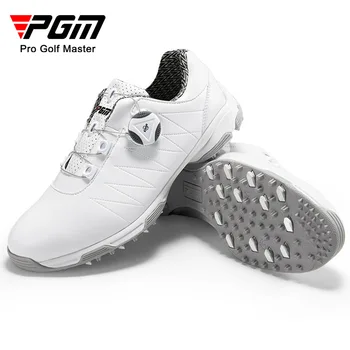 Дамски водоустойчив спортни обувки PGM, обувки за голф, Мини шипове, обувки за голф, женски леки спортни обувки с катарама