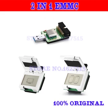 Gsmjustoncct 2 в 1 Жак EMMC EMCP USB3.0 SuperSpeed / четец за EMMCDongle UFI