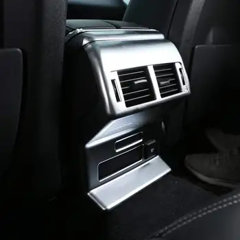 за Land Rover Range Rover VELAR 2017 2018 ABS Матиран сребрист Вътрешен Задната редица, отдушник за климатик, Тампон на Рамката