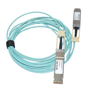 Продажба на едро на Траен 100 г Qsfp28 1 м (33 фута) - Активен оптичен кабел свидетелството за авиационен оператор Hd mi