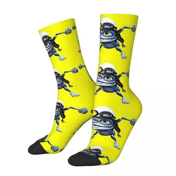 Хип-хоп реколта луди мъжки чорапи с образа на жаба и животни, Унисекс, уличен стил, с принтом Happy Novelty Crew Sock, подарък за момчета