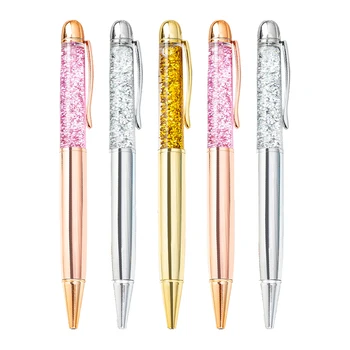 Химикалка писалка Flow Oil Crystal за писма, сладки канцеларски материали, офис аксесоари, ученически пособия, метална дръжка, подарък за учители и студенти