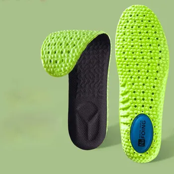 4D Масажни Стелки За Обувки 4D Латекс Спортни Стелки Супер Мека Спортна Стелка за Бягане за Поддръжка на Свода на Стъпалата Обувки Ортопедични Унисекс