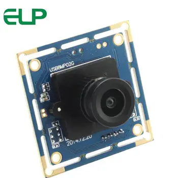 ELP 8-мегапикселова HD уеб камера камера Модул IMX179 сензор 2,1 мм Широкоъгълен камера модул с USB камера Безплатен драйвер