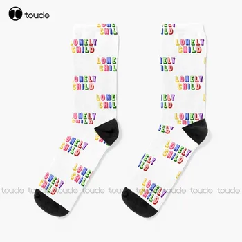 Чорапи Lonely Child Yb, Забавни Чорапи За Жени, Подарък за Коледа, Унисекс, Чорапи за Възрастни, Юноши, Младежки Чорапи за Поръчка на Цифров Печат на 360 °, Жени, Мъже