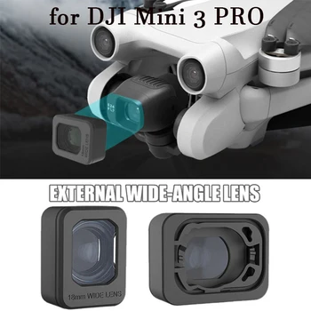 Външен Широкоъгълен обектив За DJI Mini Pro 3, С Филтър, Увеличивающим Обхват на стрелба на 25%, Обектива на камерата Mini Pro 3, Аксесоари за летателни апарати