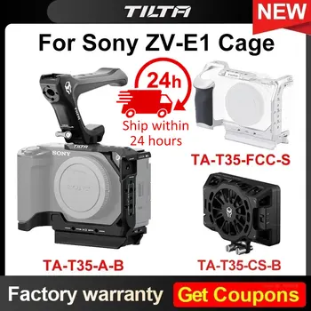TILTA TA-T35-FCC За Sony ZV-E1 Комплект за пълна камери Защитна Рамка за тялото на самолета При Снимане в реално време Разширява Половинную Клетка HDMI-Кабел Клип