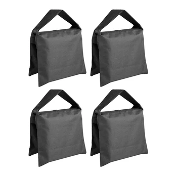 4X Тежкотоварни снимков торба с пясък Студиен видео торба с пясък За осветителни стойки, стрели, статив