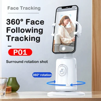 Нов Автоматичен Телефон За Проследяване на Лице, Селфи-Стик, Умен Титуляр за въртене на 360 °, AI, Видео-видео блог, Кардан Стабилизатор за Мобилни Устройства