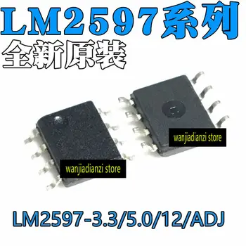 оригинален LM2597M LM2597MX LM2597-3.3 5.0 ADJ 12 SOP8 стъпка надолу преобразувател на мощност, капсулиране SOP8 3V3 5V 12V