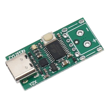 5X Конвертор USB-C PD2.0/3.0 в постоянен ток, Модул за хранене, Примамка Задейства Бързо зареждане, Детектор Тестер Анкета (ZY12PDN)