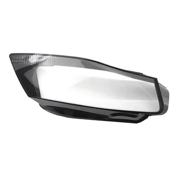 Десни предните светлини Фарове Стъклена маска на Кутията лампа прозрачен корпус Лампи Маска за Audi A4 B8 2008-2012