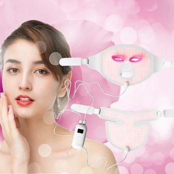 7 цвята меки силиконови led маски за светлинна терапия Beauty Safe Therapy Led Mask
