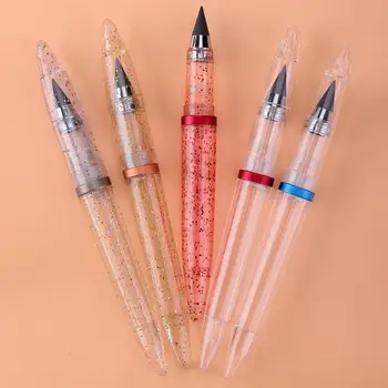 Неограничен брой моливи, практични студентите, които очертават, Вечен молив без мастило, прозрачен корпус, молив, без заточване