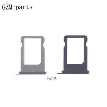 GZM-резервни части, 1 бр., слот за притежателя на тавата за СИМ карта за iPhone X XR, слот за притежателя на СИМ-карта, адаптер за контейнер за тава