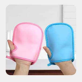 Супер мека отшелушивающая рукавица за баня-Безболезнено за кожата гъба от PVA За деца и възрастни, ръкавици-скраб за къпане, трайно кърпа за душ, на новост