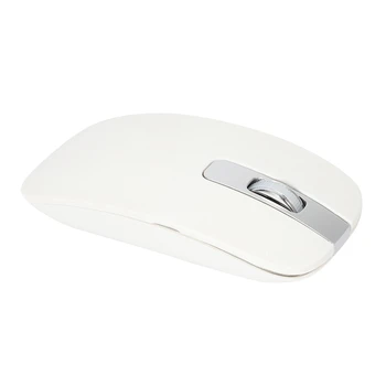 Безжична тънка Бяла Клавиатура + Комплект безжична оптична мишка за PC и лаптоп