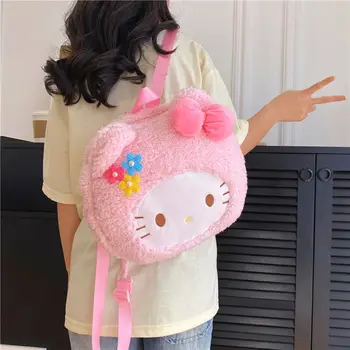 Sanrio hello kitty скъпа раница за момичета 2023 нов училищен раница melody class модерна чанта-месинджър