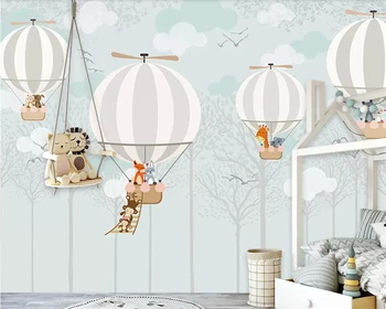 Потребителски тапети карикатура балон на фона на детската стая декорация на дома, хол, спалня 3d тапети