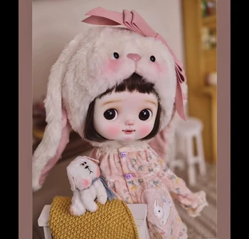 Нова кукла 1/6 BJD с голяма глава, сладко момиче, материал от смола, направи си сам, кукла, за момичета, без грим, играчки за кукли, подаръци