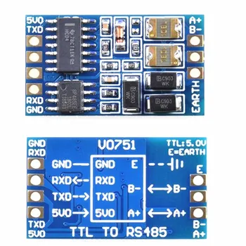 Погружная златна такса 5V SP485 TTL-RS485 модул за взаимно превръщане на ниво 485 в TTL Хардуер автоматично управление на потока