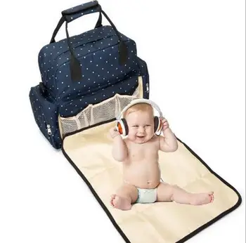 Дропшиппинг, многофункционална раница за мама и бебе, лаптоп раница за мама и бебе, чанта за памперси, 2019
