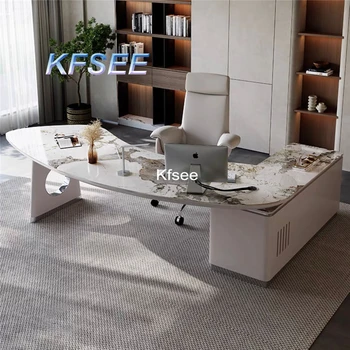 Kfsee 1 бр. комплект офис маси Trust Luxury дължина 200 см