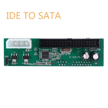 1бр 40-пинов IDE-SATA карта, твърд диск, оптично устройство записващо устройство PATA-SATA поредната карта паралелно преобразуване