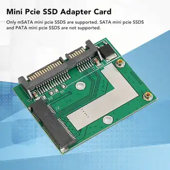 MSATA SSD до 2,5-инчов карта на адаптера за SATA 6,0 Gb/с Mini Pcie SSD Converter Card Карта адаптер SATA3