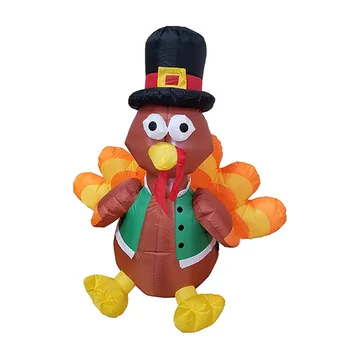 Ден на благодарността надуваема играчка кукла декорации за Деня на Благодарността, за на открито led партия, Деня на Благодарността Турция декор на САЩ Plug