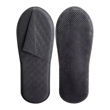 Мъжки и дамски чехли за еднократна употреба от нетъкан текстил, домашни нескользящие чехли в семейството