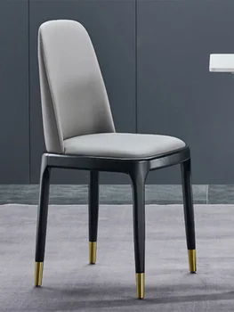 Трапезария стол, модерен минималистичен Домашен маса за Хранене, стол за дневна, Лек Стол за разкошния ресторант на Хотела, твърдо стол в скандинавски стил
