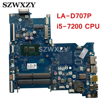 Възстановена дънна Платка LA-D707P за лаптоп HP Notebook 15-AY с i5-7200U 903793-001 903793-501 903793-601 DDR4