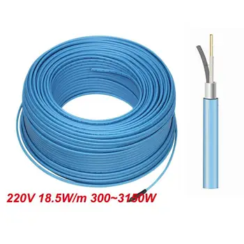 300 ~ 3150 W Одножильный кабел под керамични плочки, дървен под, нагревателен кабел за секс