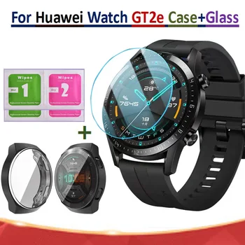 За Huawei watch GT2e Смарт гривна Рамка Bezel Подмяна Защитно Фолио за Екрана на 3D Стъклена филм за Huawei GT 2д Калъф за часа