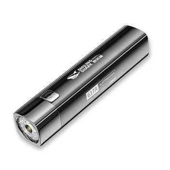 Мини Led Фенерче прожектор 18650 батерия USB Зареждане прожектор на Къмпинг, Риболов, Пътуване Удобно външно осветление светкавица