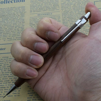 Дървена автоматичен молив за ръчна работа с заострением 0,5 мм, естествена Дръжка от орехово дърво, пишещи средства, канцеларски материали, Ученически пособия