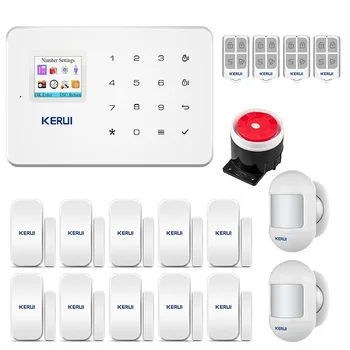G18 аларма, приложението за IOS, Домашна анти-кражба аларма, сензор за движение, gsm алармена система, комплект за умни домове
