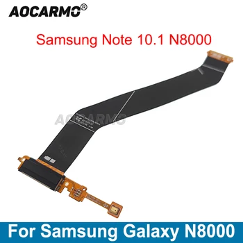 Aocarmo за Samsung Galaxy Note От 10.1 N8000 USB порт за зареждане на зарядно устройство, конектор за докинг станция Гъвкав кабел, Резервни части
