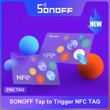 NFC ЕТИКЕТА на SONOFF 540 байта, 215 чипове, устойчив на метал, широка Съвместимост със сцени на смарт устройства с поддръжка на NFC за контрол на телефона
